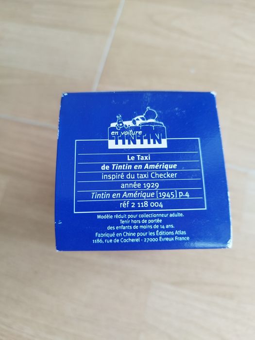 O carro do Tintim. Um táxi Checker de Chicago, inspirado no ano de 192