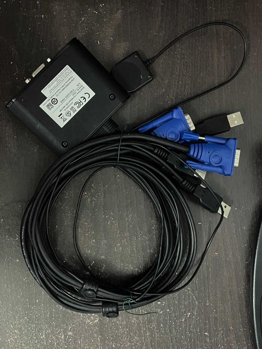 Aten CS22U-AT - Adaptador KVM 2xUSB+VGA para controlar 2 PCs KVM SWITCH