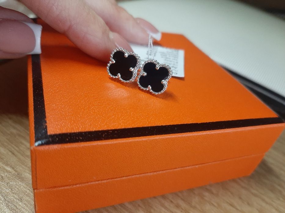 Пусети van cleef срібло 925  проби