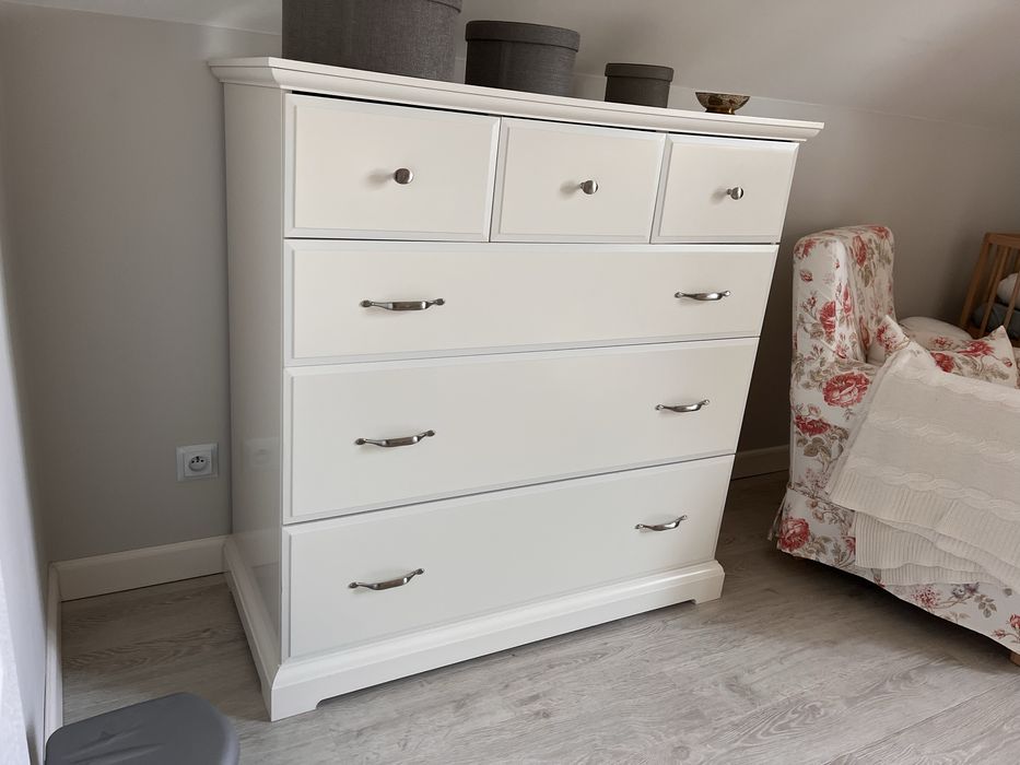 Ikea komoda Birkeland 6 szuflad biała