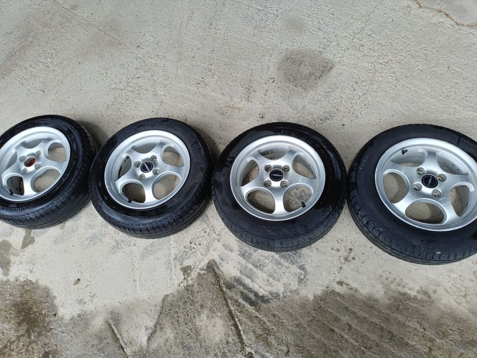 Felgi aluminiowe BORBET 14" + opony Continental EcoContact EP