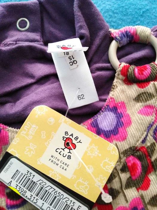 Vestido Criança Tam 62 (3-6 meses)