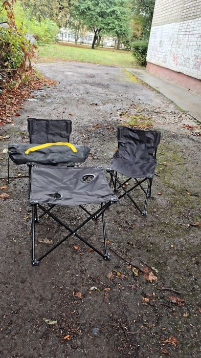 Туристичні меблі стіл і 2 стільці