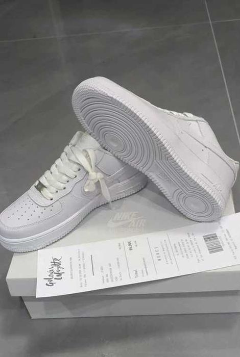 Nike Air Force 1 One All White 36