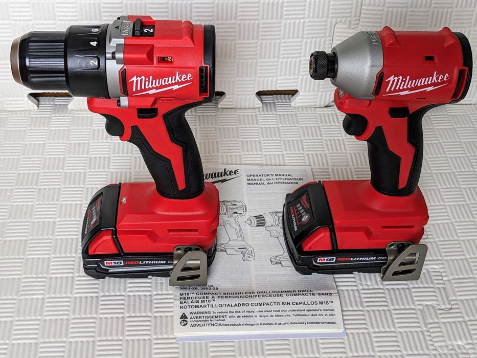 Набір Milwaukee 3692-22CT M18 шуруповерт 3601 імпакт 3650