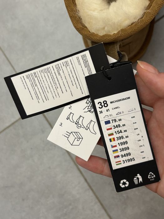 Buty MEXX w stylu ugg emu zimowe ciepłe 38