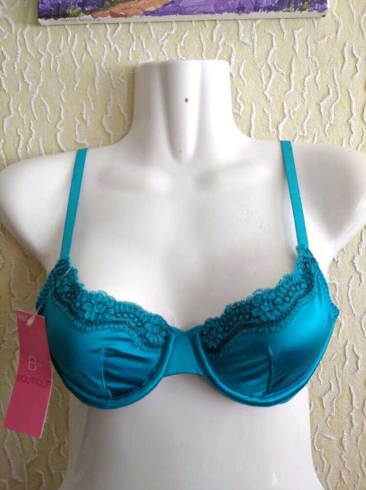Новий бірюзовий красивий бюстгальтер 65 В/30 В, M&S, Бангладеш