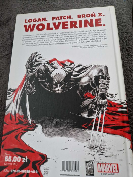 Wolverine-Czerń, biel i krew