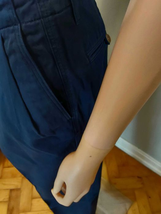 Calças Tommy Hilfiger Femeninas Azuis Escuro Novas