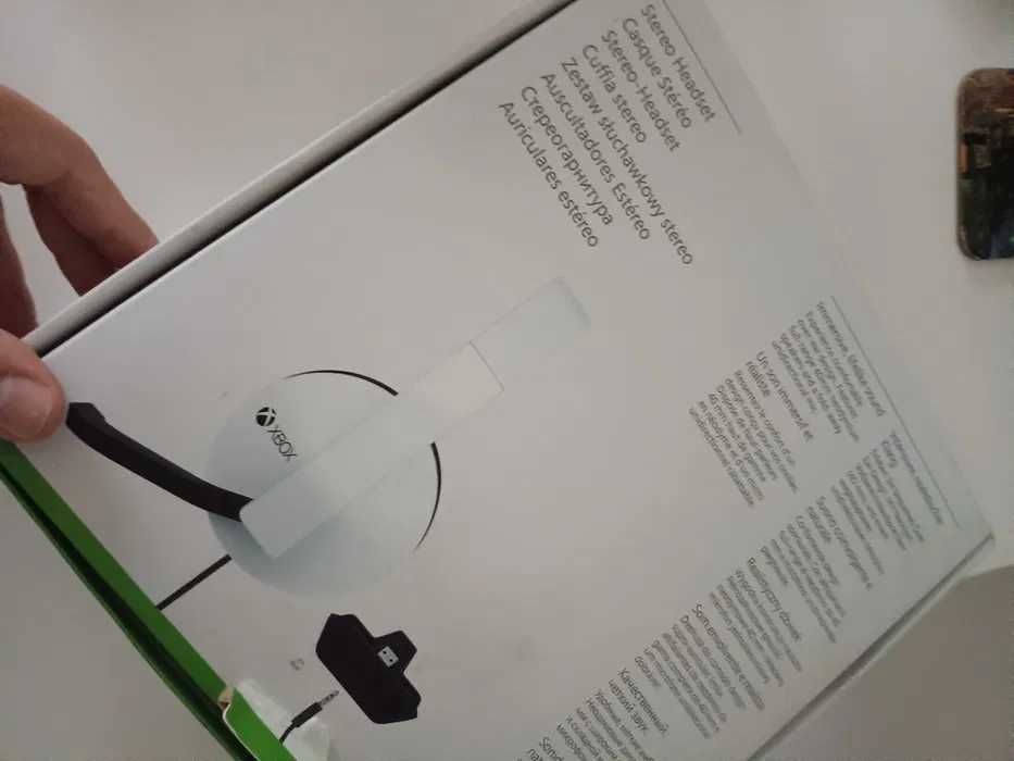 Zestaw słuchawkowy Stereo Xbox One/Series S X biały oficjalny SPRAWNY