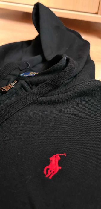 Hoodie com fecho Preto Polo Ralph Lauren