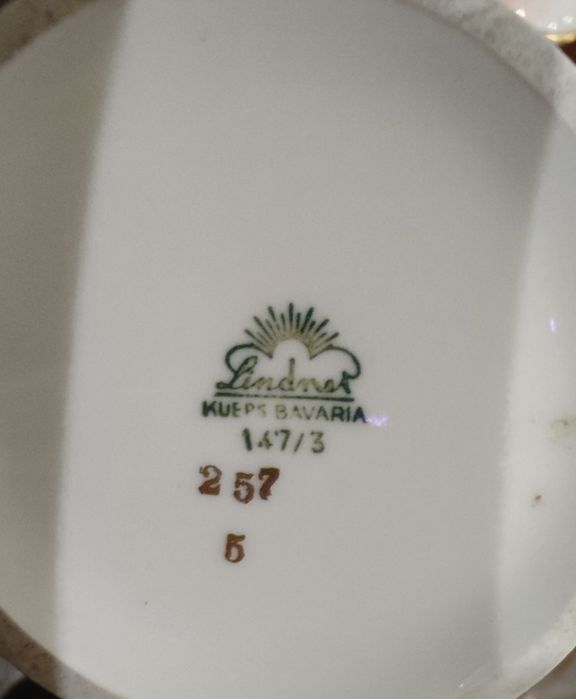 Amfora, biała porcelana Lindner Kueps Bavaria