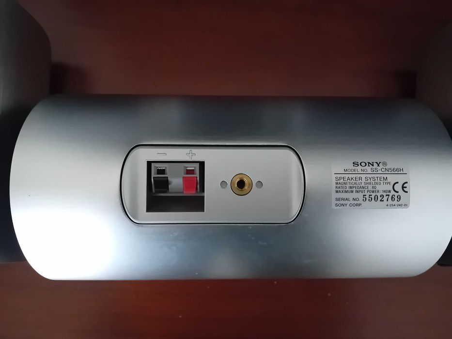 Amplificador Sony + Subwoofer Ativo Sony 150W + 6 colunas 140W cada