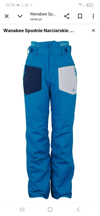 Spodnie narciarskie wannabe  jr 164 Nowe.