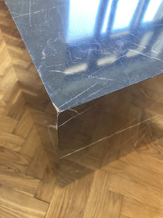 Stolik kawowy - podstawa - czarny marmur 45x45x50 !