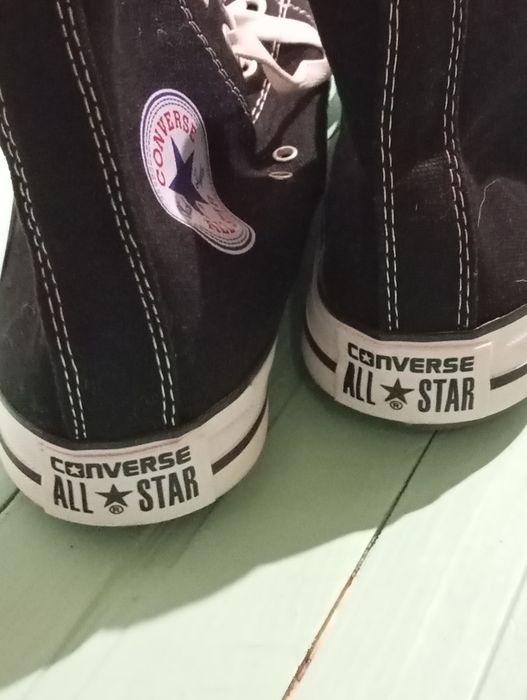 Кеди Converse Chuck Taylor All Star Hi Black (Високі чорно-білі) 44 р.
