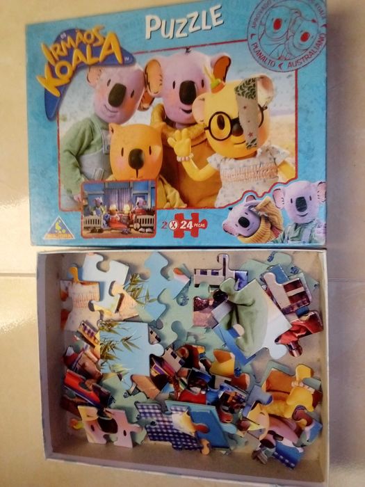 puzzles e bonecos para crianças