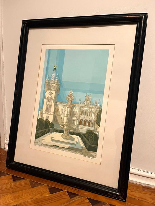 Serigrafia de Ernani Oliveira Câmara Municipal de Sintra 1992