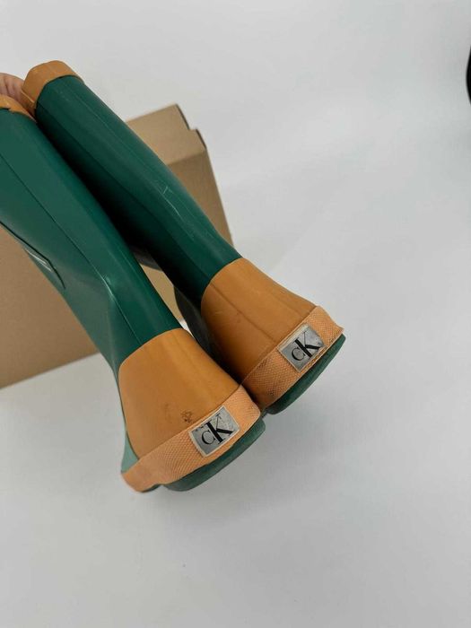 Calvin Klein ck kalosze gumiaki zielone 36 wodoodporne buty
