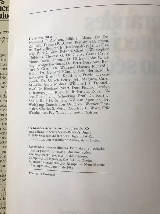 Os grandes acontecimentos do séc. XX