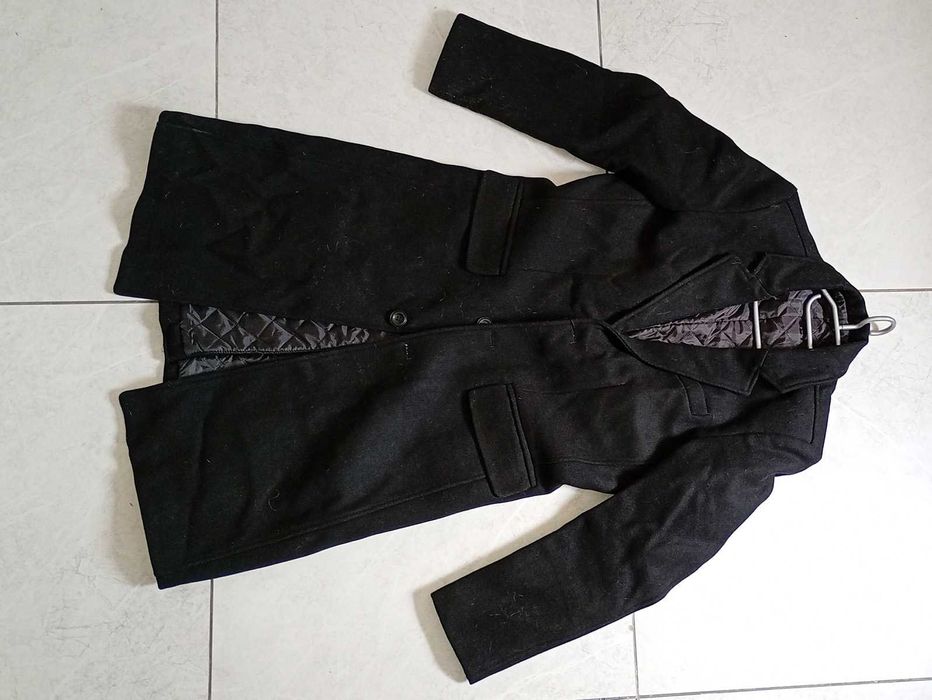 Płaszcz męski czarny klasyczny