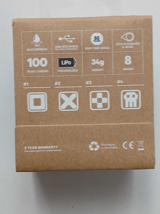 Zestaw lampek KNOG Blinder Square przód i Knog Blinder X tył*orG*nowe