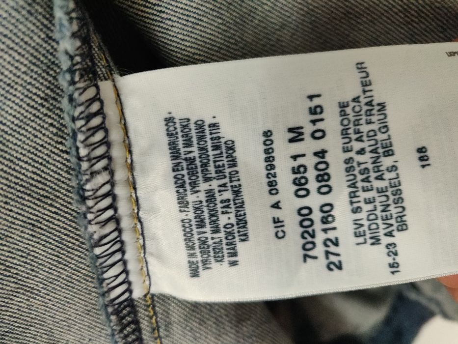 Casaco vintage jeans Levi's Engeneering M