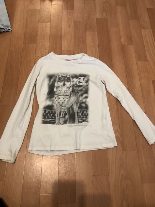 bluza biała czampion