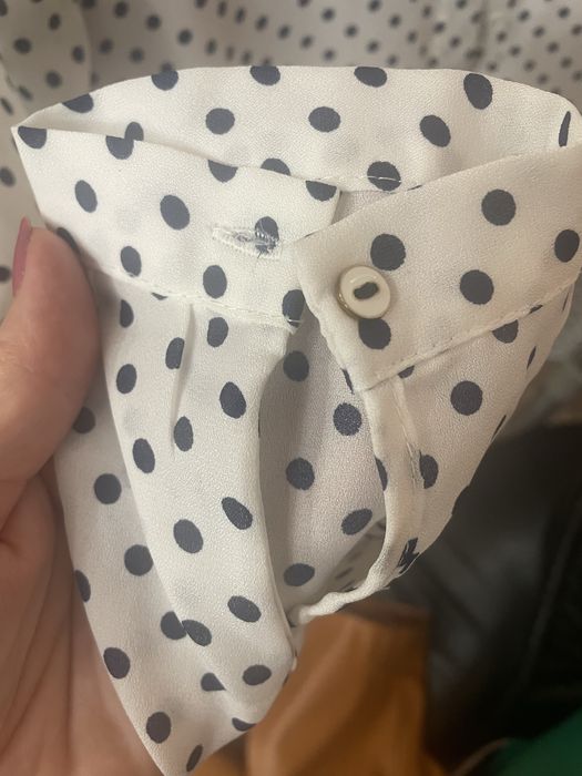 Блузка темно-синій горох Reserved