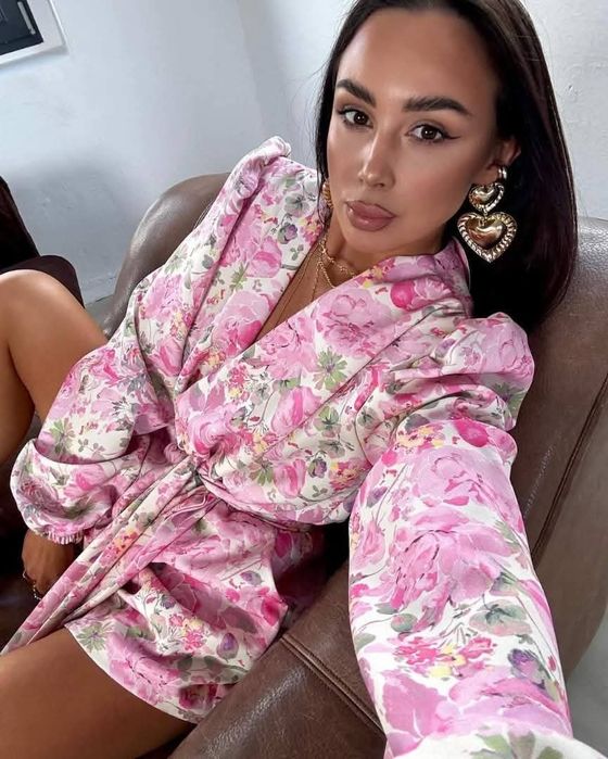 Kombinezon LaMilla premium kwiatki róż