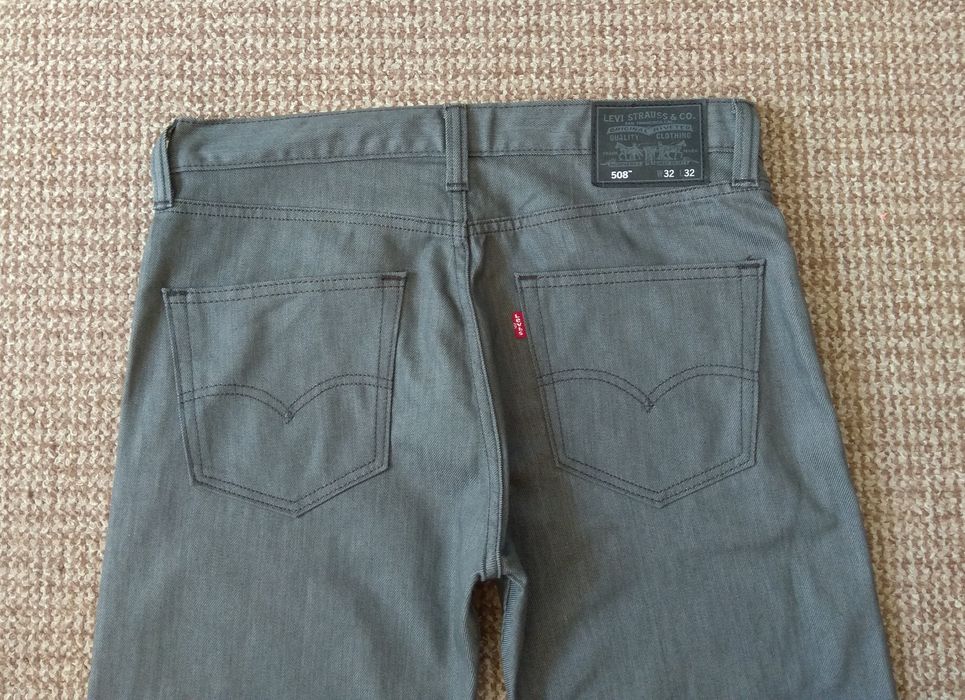 Levi's 508 джинси regular taper fit оригінал W32 L32 сірі