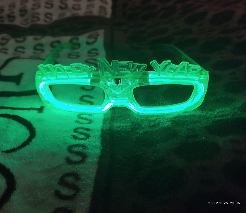 Окуляри з підсвічуванням, неонові окуляри для вечірок