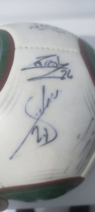 Bola autógrafada jogadores SLB