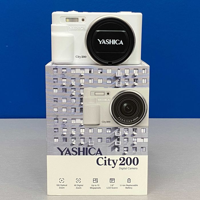Yashica City 200 (72MP) - White - NOVA - 3 ANOS DE GARANTIA