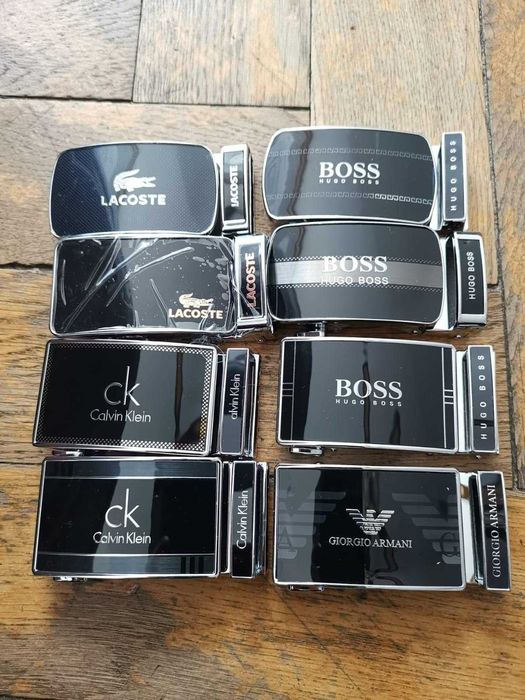 Paski Meskie Hugo Boss Armani Nowe Lacoste Klamra