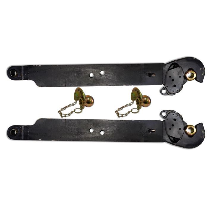 2x WZMOCNIONE Cięgło Boczne DOLNE BELKA 950mm C385 KAT 3 + KULE [7519]