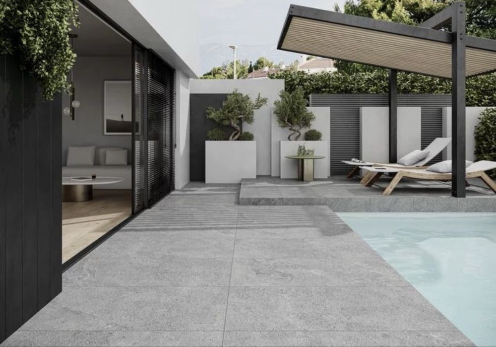 Płytki Tarasowe 60x60 Architeq Grey 20MM płyta Płyty 2 CM Chodnikowe