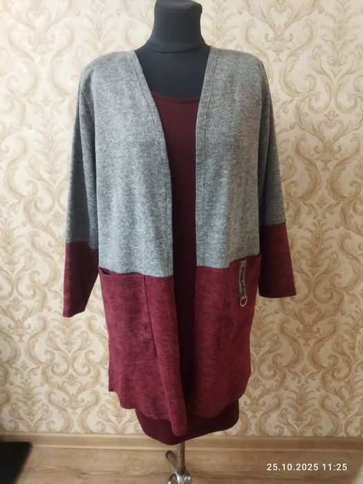 Кардиган з платтям 46-52