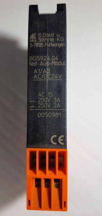 módulo de segurança Bg5924.04 Ac/Dc 24v