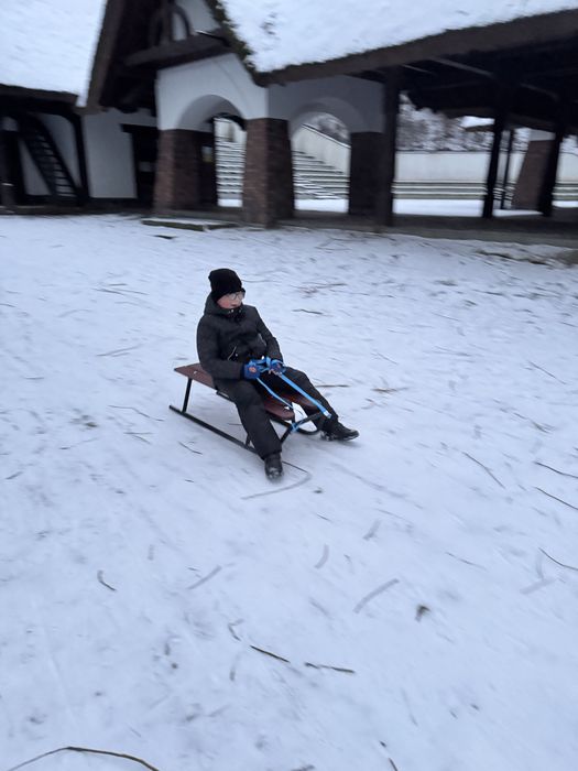 Sanki zimowe – solidne, NOWE