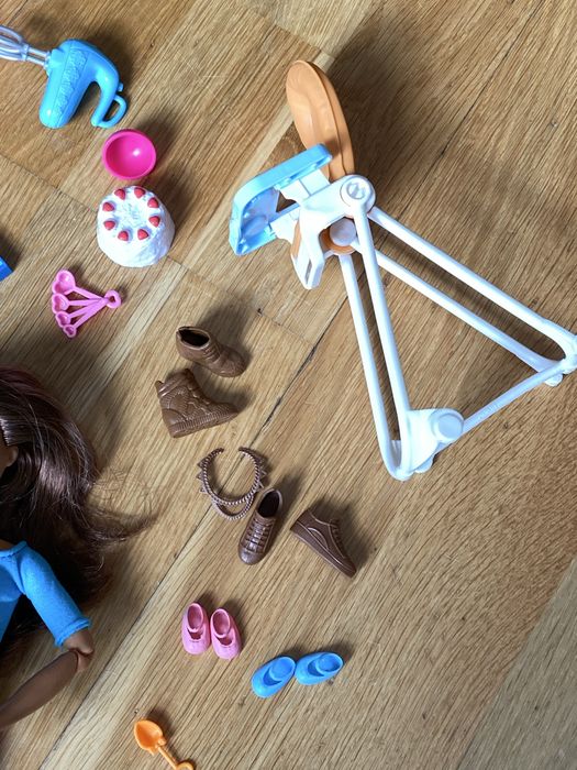 Lalki Barbie bobas Chelsea Skipper i ruchoma Teresa z akcesoriami