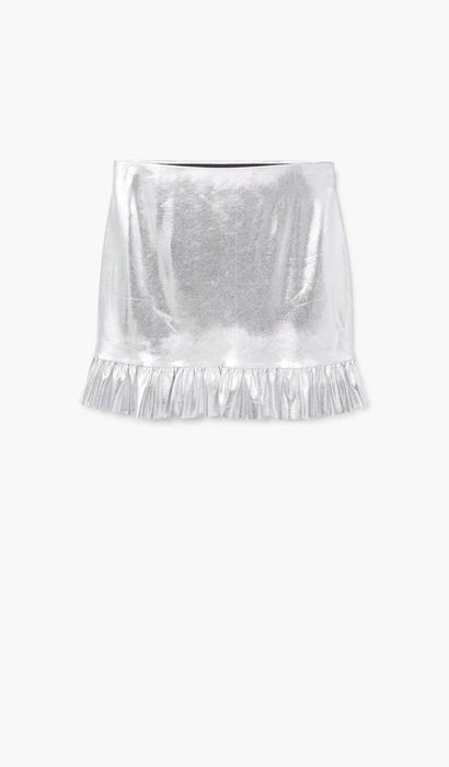 Спідниця металік срібляста mango