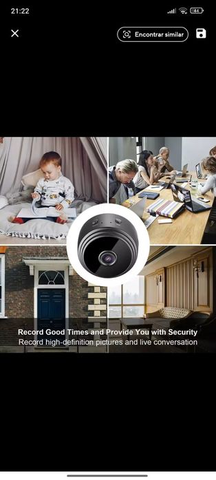 Câmara de vigilância WiFi/TOP