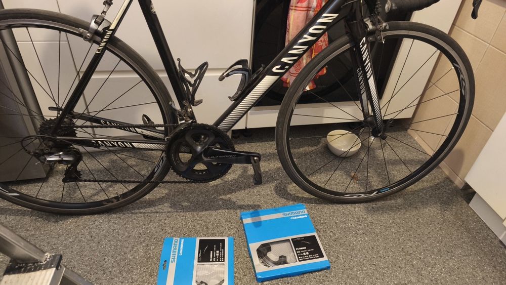 Tarcze  rowerowe  w opłakanym stanie Polecam