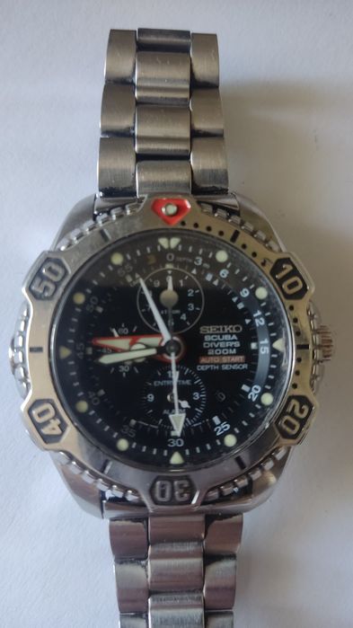 Професійний аналоговий дайверський годинник SEIKO 7K52