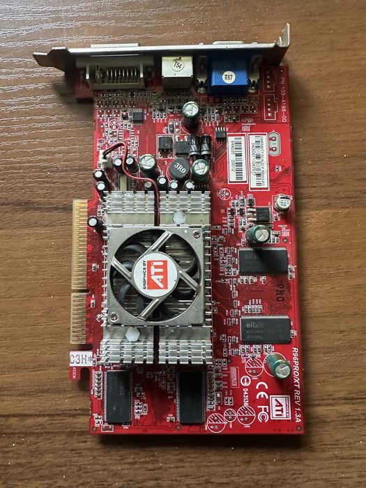 Karta Graficzna Retro ATI Radeon 9600 XT 128MB DDR AGP – SPRAWNA