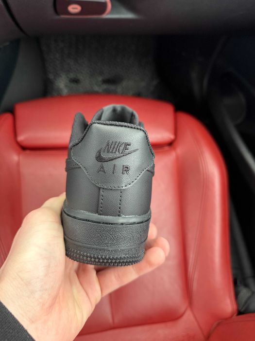 (ОПЛАТА ПІСЛЯ ОГЛЯДУ)Nike Air Force 1 Classic Premium Black Найк Аір