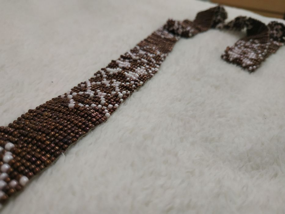 Пояс. Витканий із бісеру. Ручна робота