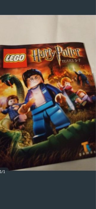 Manual jogo Ps3 Lego Harry Potter