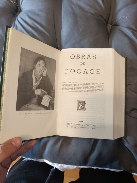 Livro Obras de Bocage
